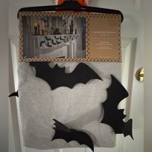 Cupcakes & Cashmere Black Bat Mantel Scarf